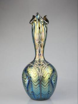 Vase - Silber, Irisierend Glas - Loetz, Kltersk Mln - 1899