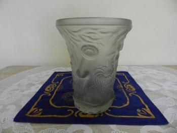 Vase - Glas, klares Glas - 1930 Vase - Glas, klares Glas - 1930