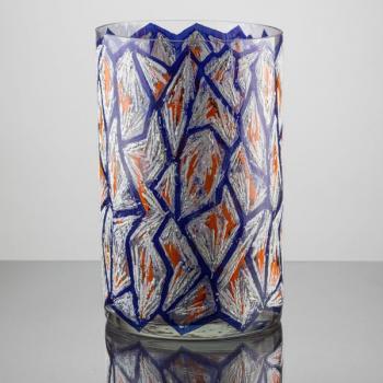 Vase - klares Glas - 1980 Vase - klares Glas - 1980