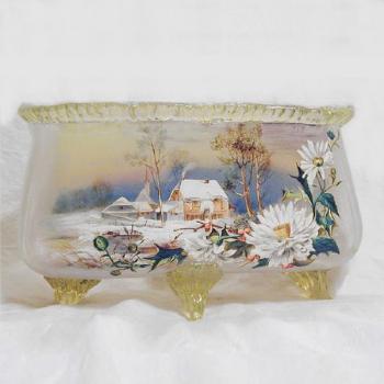 Vase - Emaille, Opalglas - 1880 Vase - Emaille, Opalglas - 1880