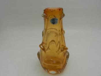Vase - Glas, handgemachte Glas - 1960 Vase - Glas, handgemachte Glas - 1960