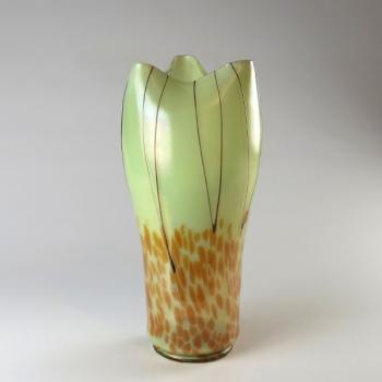 Vase - Opalglas, handgemachte Glas - 1910 Vase - Opalglas, handgemachte Glas - 1910
