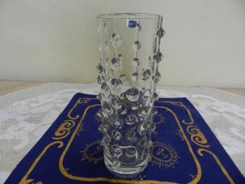 Vase - Glas, klares Glas - 1975 Vase - Glas, klares Glas - 1975
