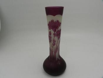 Vase - Glas, geschichteten Glas - 1900