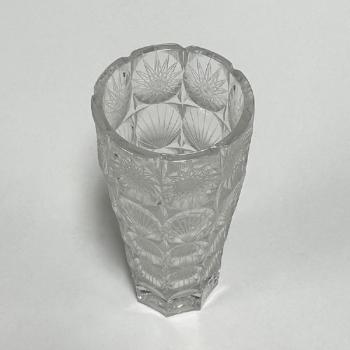 Vase - klares Glas - 1960